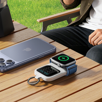 Trådløs Ekstern Batteri Joyroom JR-W19, 5000mAh, 20W, QC + PD, 1 x Lightning - 1 x QI - 2 x USB-C, Hvit