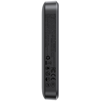 Ekstern trådløs batteri Joyroom JR-W020, 10000mAh, 20W, QC + PD + FQI, 1 x QI - 1 x USB-A - 1 x USB-C, Svart
