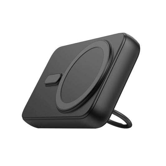 Ekstern trådløs batteri Joyroom JR-W050, 10000mAh, 20W, QC + PD + FQI, 1 x QI - 1 x USB-A - 1 x USB-C, Svart