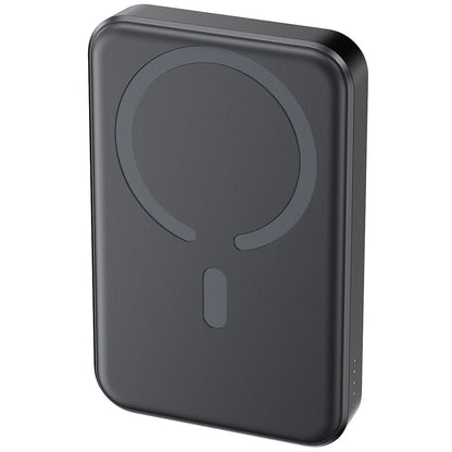 Ekstern trådløs batteri Joyroom JR-W020, 10000mAh, 20W, QC + PD + FQI, 1 x QI - 1 x USB-A - 1 x USB-C, Svart