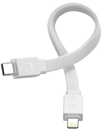 Ekstern trådløs batteri Joyroom JR-PBM01, 10000mAh, 20W, QC + PD + FQI, 1 x Lightning - 1 x QI - 1 x USB-C, Hvit