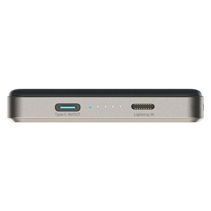 Trådløs ekstern batteri Joyroom JR-PBM08 Pro, 10000mAh, 22,5W, PD + FQI, 1 x QI - 2 x USB-C, Beige