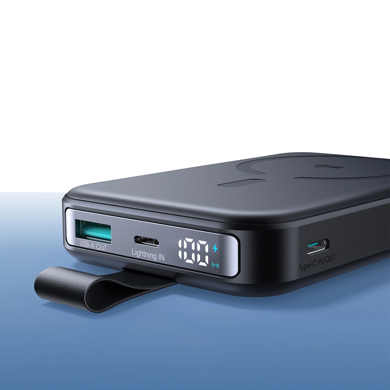 Ekstern trådløs batteri Joyroom JR-PBM11, 10000mAh, 22.5W, QC + PD + FQI, 1 x QI - 1 x USB-A - 1 x USB-C, Svart