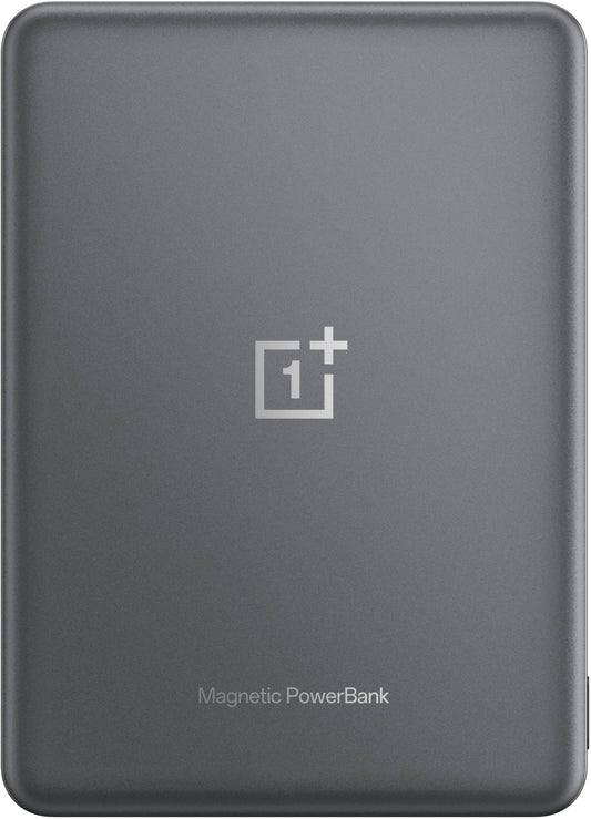 Ekstern trådløs batteri OnePlus Slim Magnetic, 5000mAh, 10W, FQI, 1 x USB-C, Grå 5411100015