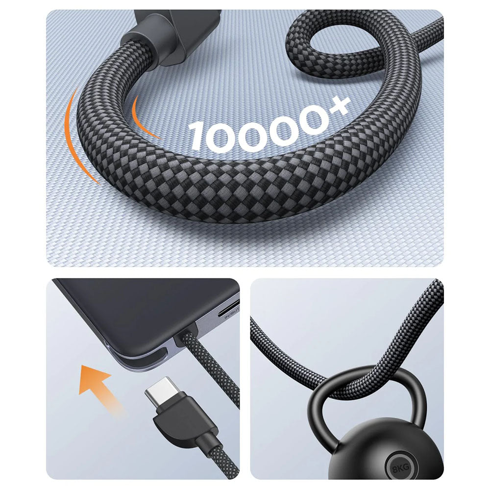 UGREEN PB570 trådløs powerbank (75982B), 10 000 mAh, 30 W, PD + FQI, 1 x Qi – 2 x USB-C, grå
