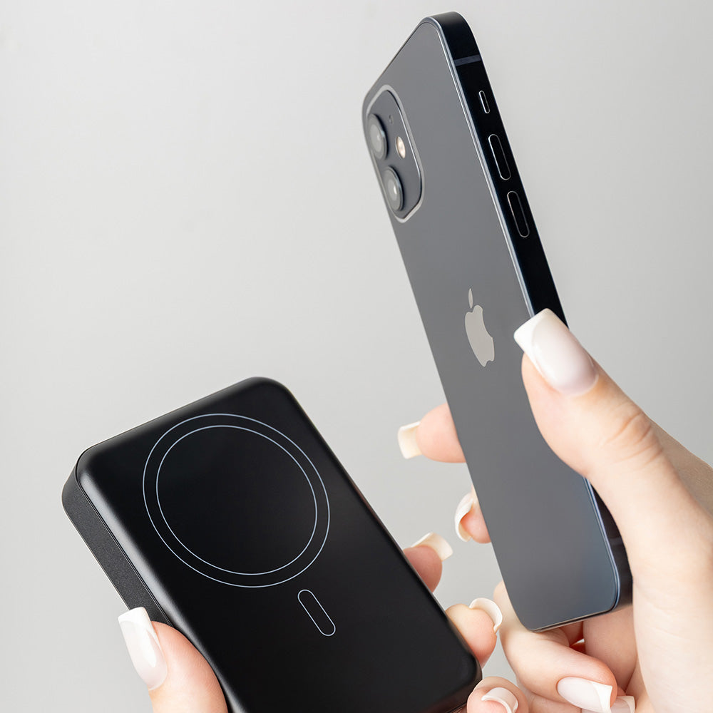 Trådløs Ekstern Batteri Proove Hoodman, 10000mAh, 20W, PD + FQI, 1 x QI - 1 x USB-C, Svart PBH120010001