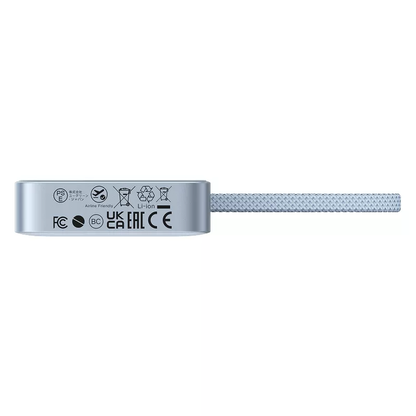 Trådløs ekstern batteri UGREEN MagFlow PB773 (65958), 10000mAh, 25W, PD + FQI, 1 x QI - 2 x USB-C, Blå