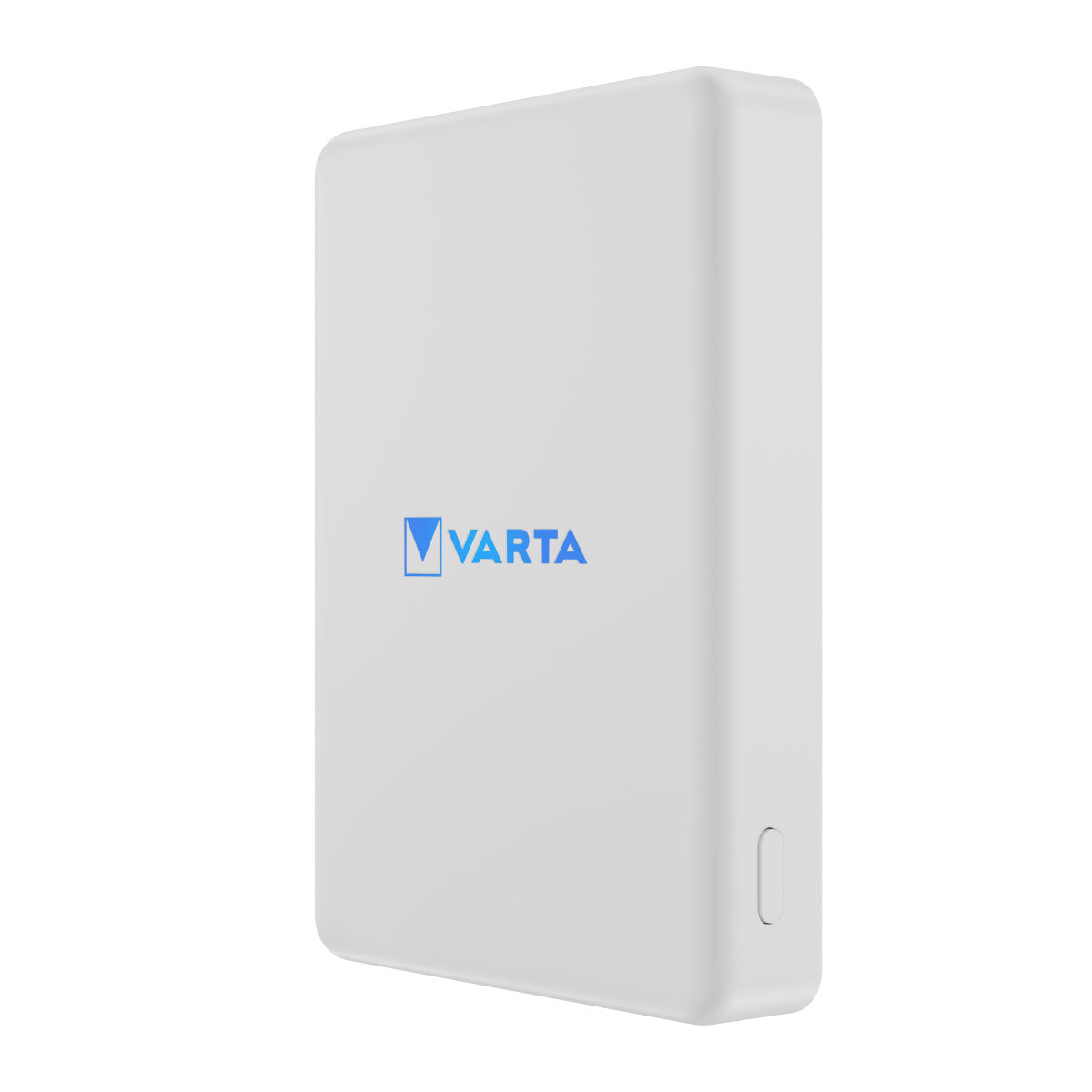 Ekstern trådløs batteri Varta Mag Pro, 5000mAh, 12W, 1 x QI - 1 x USB-C, Hvit