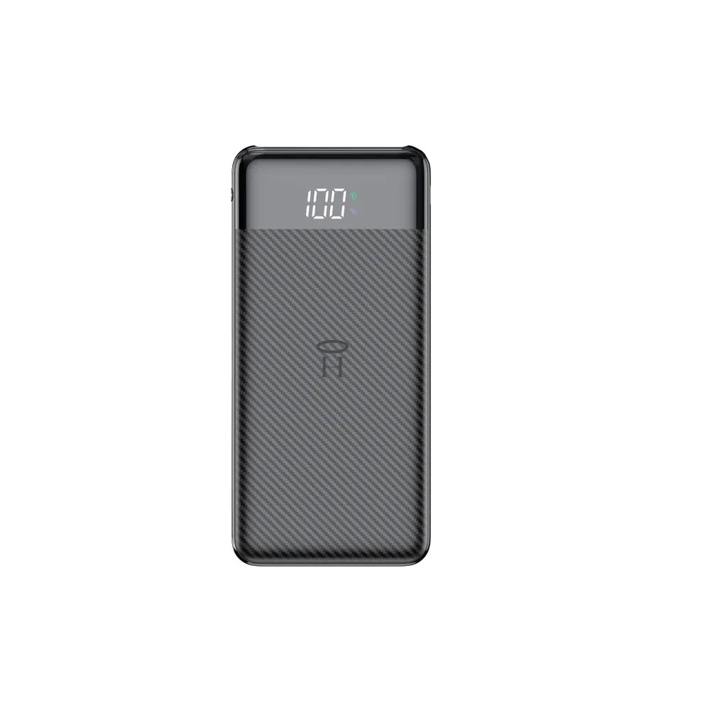 Ekstern batteri Veger L11, 10000mAh, 2 x USB-A, Svart