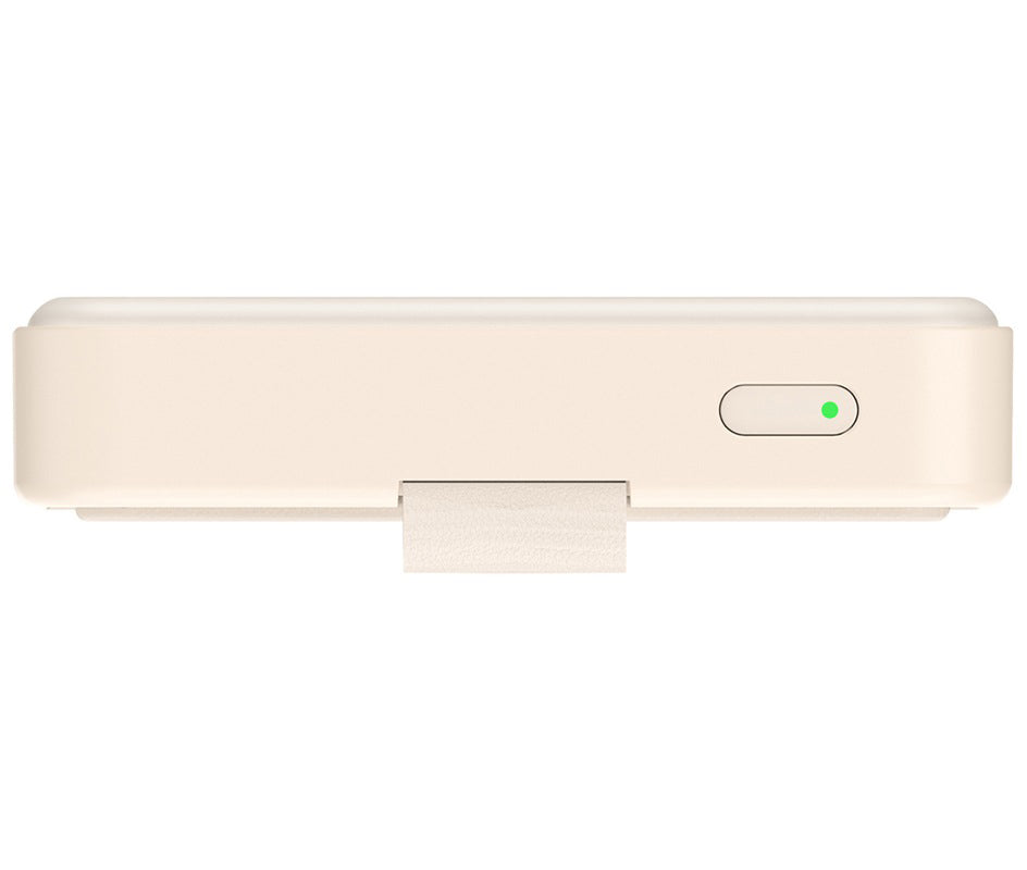 Trådløs ekstern batteri Xiaomi Mi Magnetic, 6000mAh, 15W, PD + FQI, 1 x QI - 1 x USB-C, Beige BHR9074GL