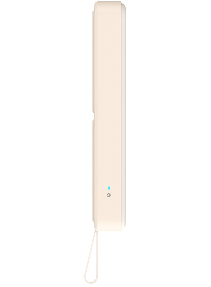 Trådløs ekstern batteri Xiaomi Mi Magnetic, 6000mAh, 15W, PD + FQI, 1 x QI - 1 x USB-C, Beige BHR9074GL