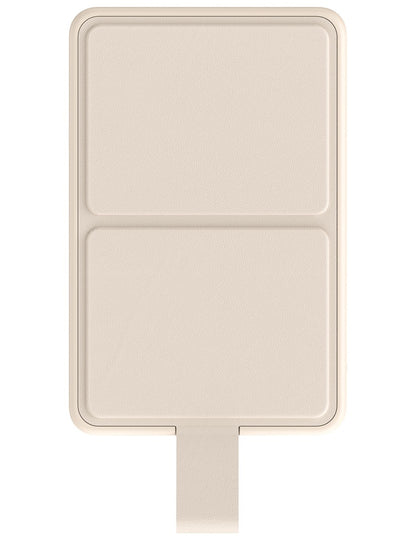 Trådløs ekstern batteri Xiaomi Mi Magnetic, 6000mAh, 15W, PD + FQI, 1 x QI - 1 x USB-C, Beige BHR9074GL