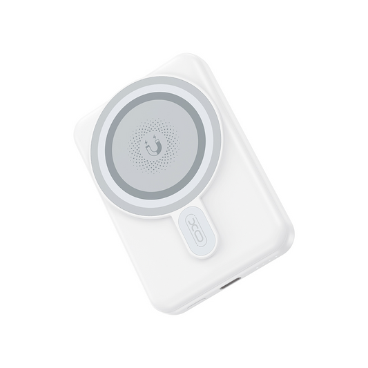 Trådløst Eksternt Batteri XO Design PR264, 10000mAh, 20W, PD + FQI, 1 x USB-C, Hvit