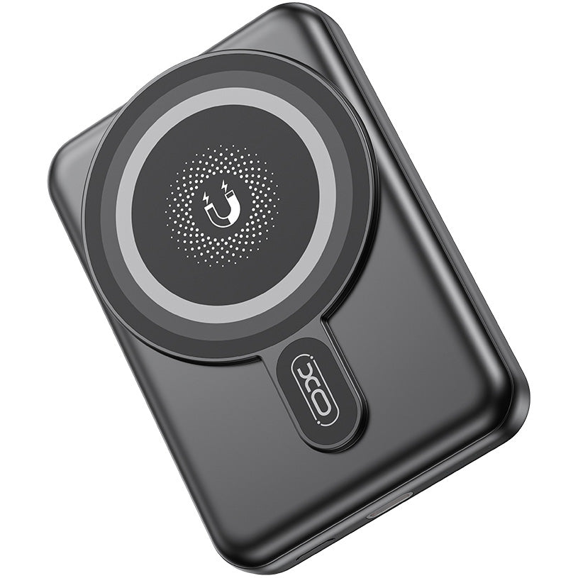 Ekstern trådløs batteri XO Design PR264, 10000mAh, 20W, PD + FQI, 1 x USB-C, Svart