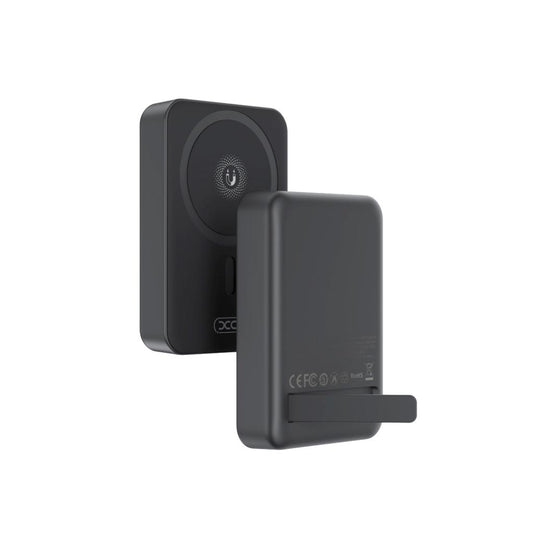 Trådløst Eksternt Batteri XO Design PR231, 10000mAh, 20W, PD + FQI, 1 x QI - 1 x USB-C, Svart