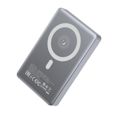 Trådløs ekstern batteri XO Design PR294, 10000mAh, 20W, PD + FQI, 1 x QI - 1 x USB-C, Grå