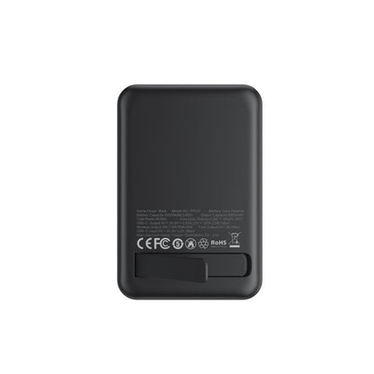 Trådløst Eksternt Batteri XO Design PR231, 10000mAh, 20W, PD + FQI, 1 x QI - 1 x USB-C, Svart
