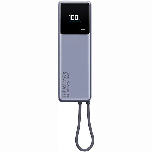 Ekstern batteri Xiaomi, 10000mAh, 165W, PD, 2 x USB-C, Grå PB1165MI