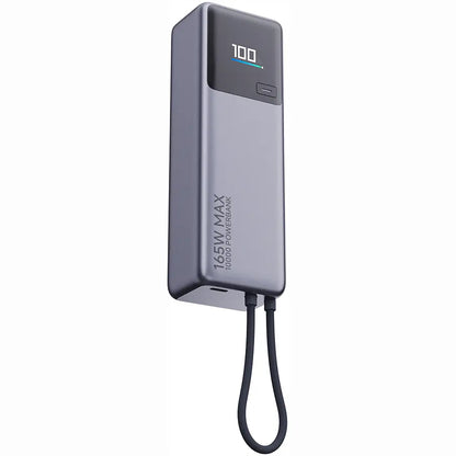 Ekstern batteri Xiaomi, 10000mAh, 165W, PD, 2 x USB-C, Grå PB1165MI