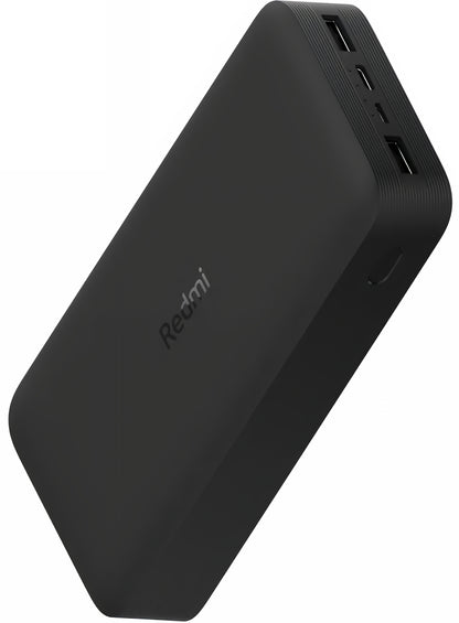 Xiaomi Ekstern Batteri, 20000mAh, 18W, QC, 2 x USB-A, Svart PB200LZM