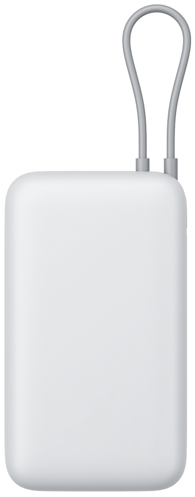 Xiaomi Ekstern Batteri, 20000mAh, 22.5W, QC + PD, 1 x USB-A - 2 x USB-C, Sølv BHR9738GL
