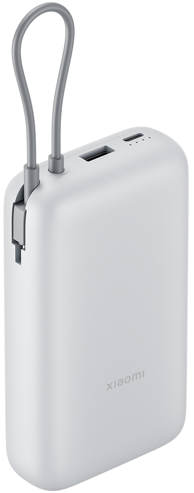 Xiaomi Ekstern Batteri, 20000mAh, 22.5W, QC + PD, 1 x USB-A - 2 x USB-C, Sølv BHR9738GL