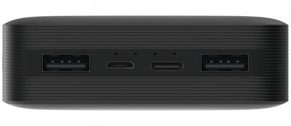 Xiaomi Ekstern Batteri, 20000mAh, 18W, QC, 2 x USB-A, Svart PB200LZM