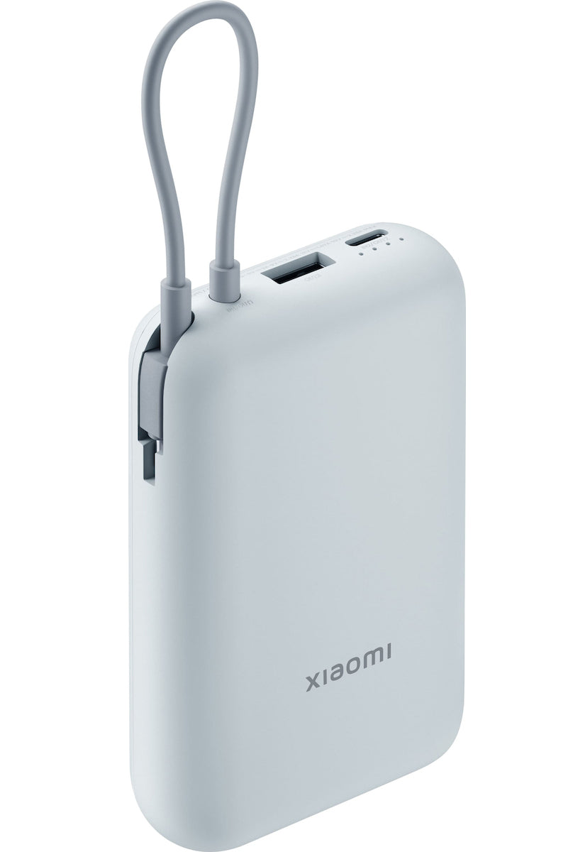 Xiaomi Pocket Ekstern Batteri, 10000mAh, 22.5W, QC + PD, 1 x USB-A - 2 x USB-C, Blå BHR9073GL