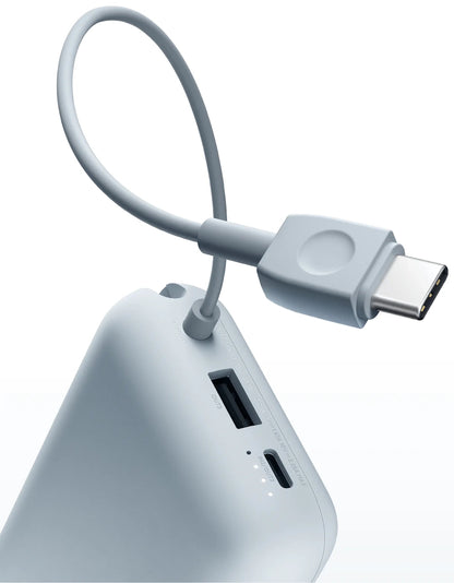 Xiaomi Pocket Ekstern Batteri, 10000mAh, 22.5W, QC + PD, 1 x USB-A - 2 x USB-C, Blå BHR9073GL