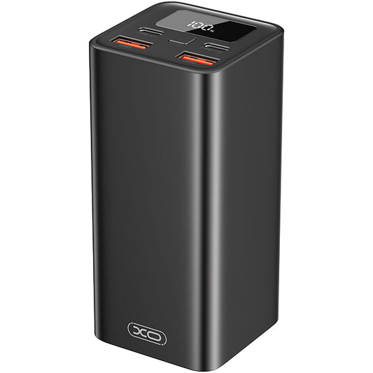 Ekstern Batteri XO Design PB97, 20000mAh, 65W, QC + PD, 2 x USB-A - 2 x USB-C, Svart