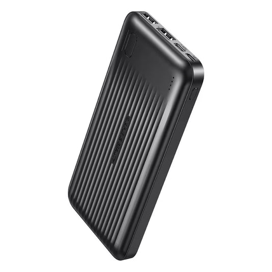 Ekstern Batteri XO Design PB301, 10000mAh, 10W, 2 x USB-A, Svart