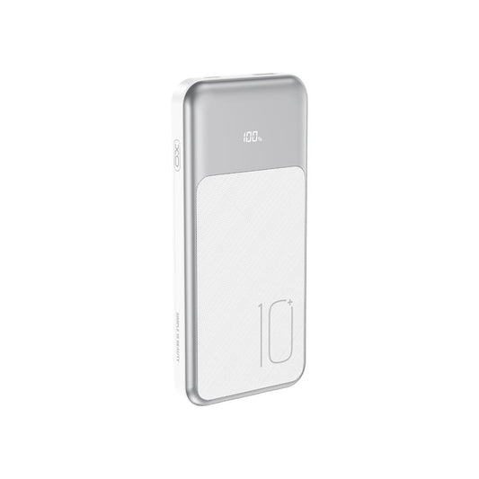 Ekstern Batteri XO Design PR248, 10000mAh, 22.5W, QC + PD, 1 x Lightning - 1 x USB-A - 2 x USB-C, Hvit