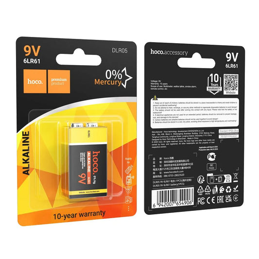 Batteri HOCO DLR05, 6LR61 (9V)