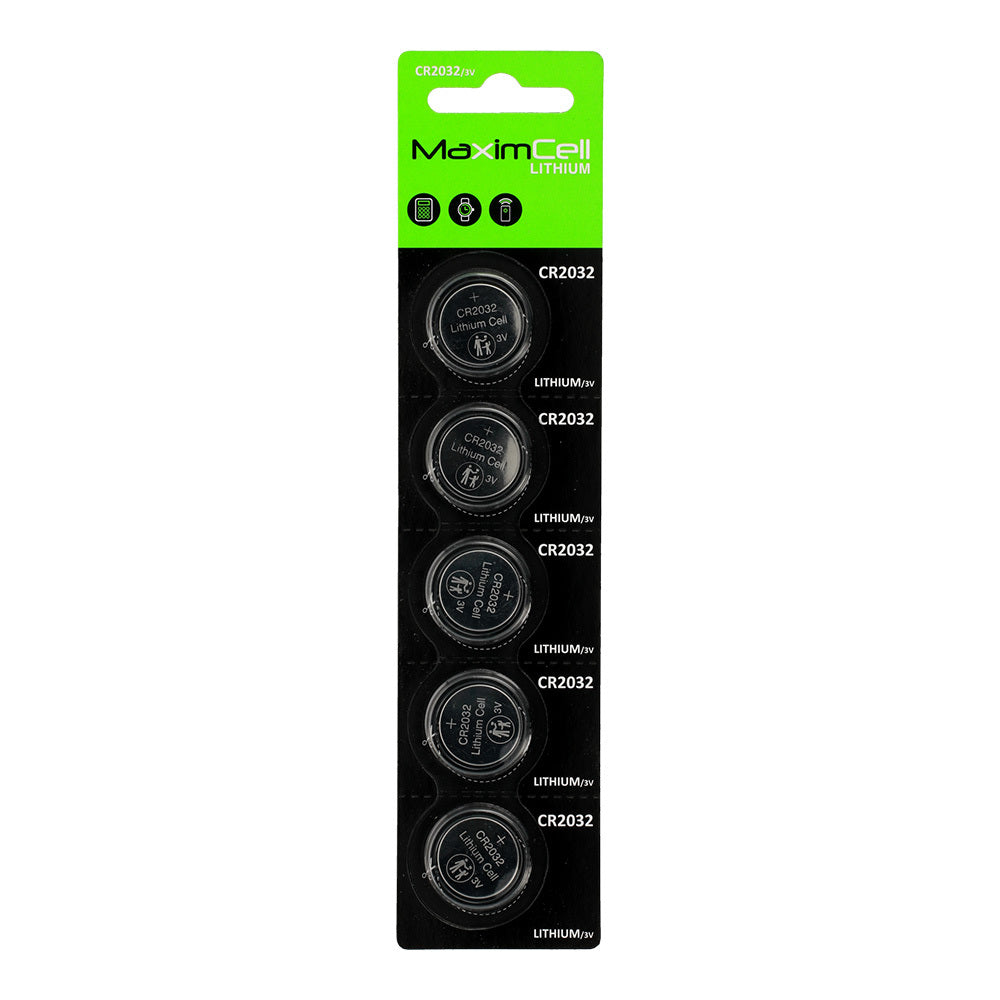 MaximCell batteri, CR2032, Sett med 5 stk