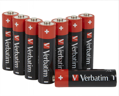 Verbatim Premium-batteri, AA / LR6, Sett med 8 stk 49503
