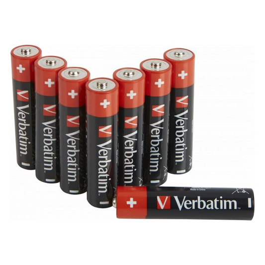 Verbatim Premium-batteri, AAA / LR3, Sett med 8 stk 49502