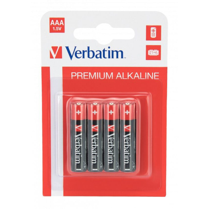 Verbatim Premium-batteri, AAA / LR3, Sett med 4 stk 49920