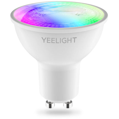 LED-pære Yeelight W1, Wi-Fi, GU10, 4.5W, 2700K - 6500K, 350lm, Sett med 4 stykker, Flerfarget YLDP004-A