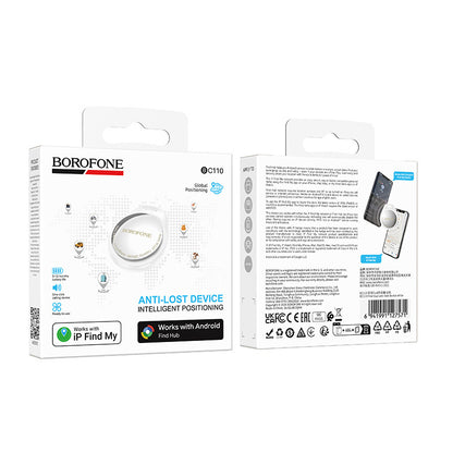 Borofone SmartTag BC110 for iOS / Android Series, Hvit