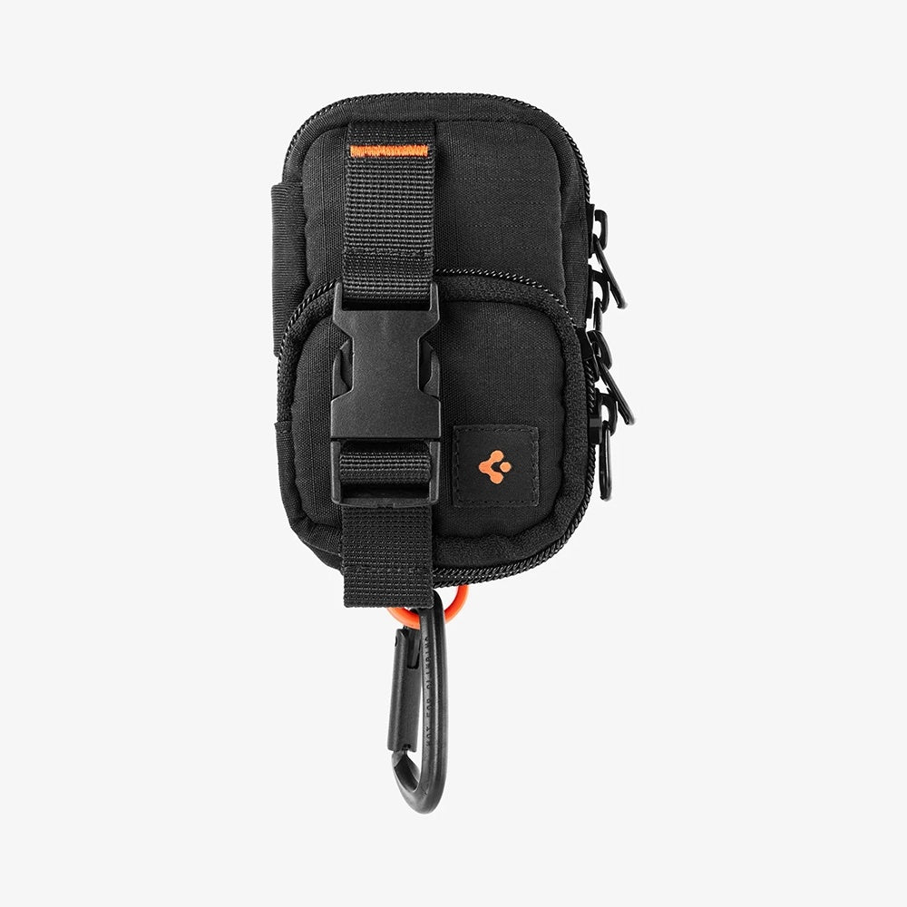 Universell MagSafe-veske for telefon, Spigen, Snap Zip, Svart