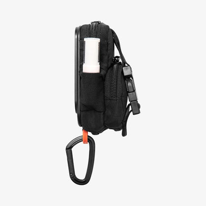 Universell MagSafe-veske for telefon, Spigen, Snap Zip, Svart