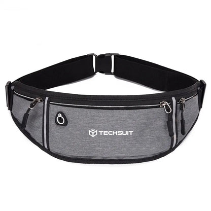 Techsuit CWB3 midjeveske, universell, grå