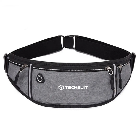 Techsuit CWB3 midjeveske, universell, grå