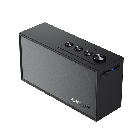 Bluetooth-høyttaler Acefast K9 Go, 7W, TWS, RGB, vanntett, svart