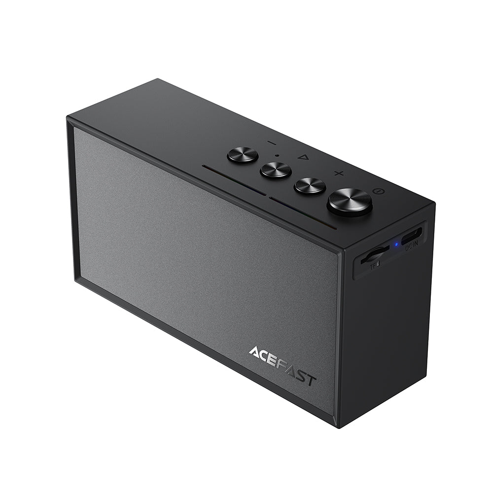 Bluetooth-høyttaler Acefast K9 Go, 7W, TWS, RGB, vanntett, svart