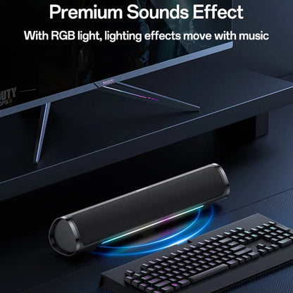 Bluetooth-høyttaler Yesido YSW27, 10W, RGB, Svart