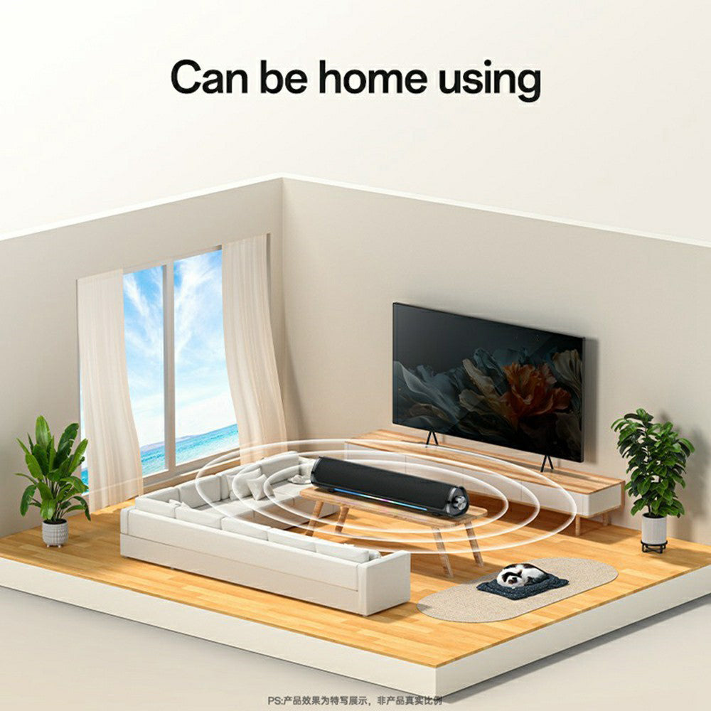 Bluetooth-høyttaler Yesido YSW27, 10W, RGB, Svart