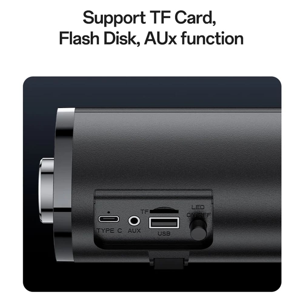 Bluetooth-høyttaler Yesido YSW27, 10W, RGB, Svart