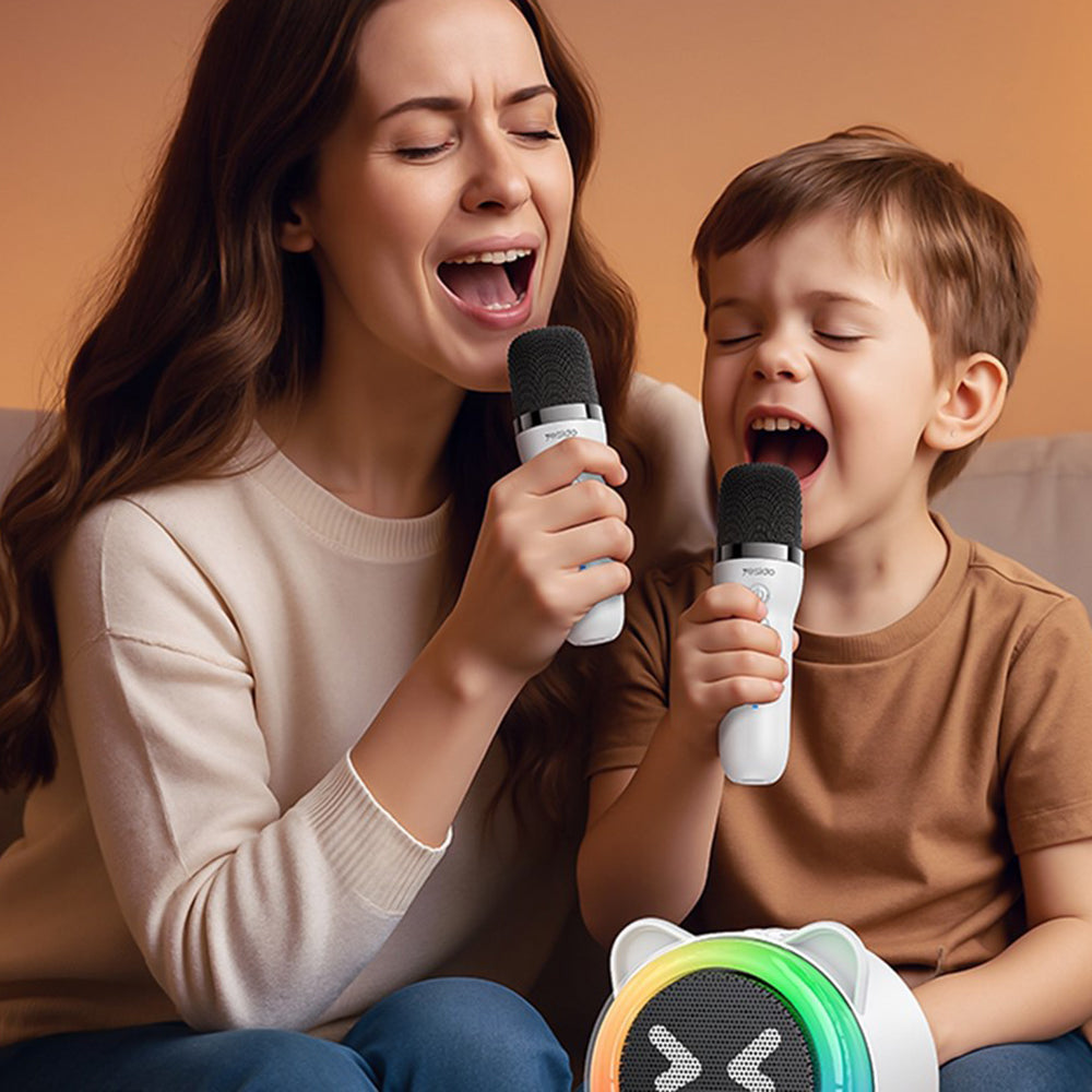 Bluetooth-høyttaler Yesido YSW36 Kids, 5W, Karaoke, Hvit