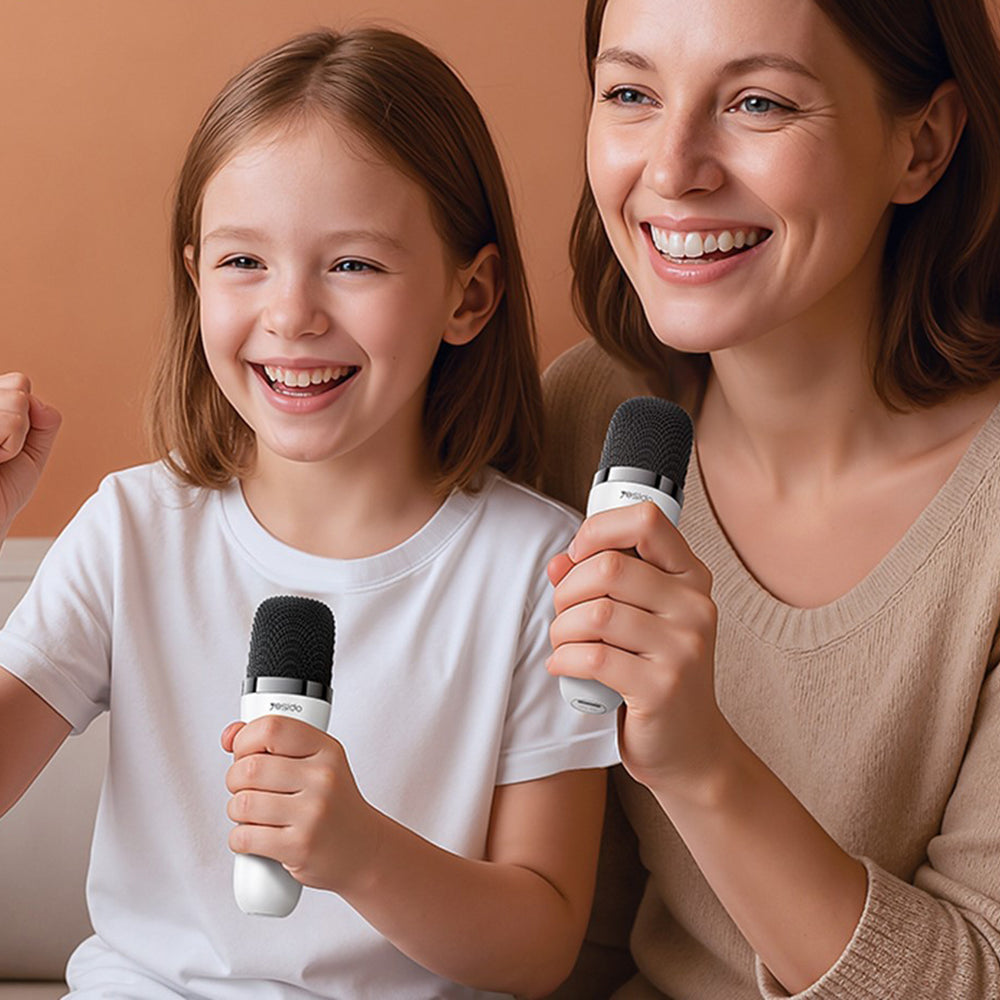 Bluetooth-høyttaler Yesido YSW36 Kids, 5W, Karaoke, Hvit